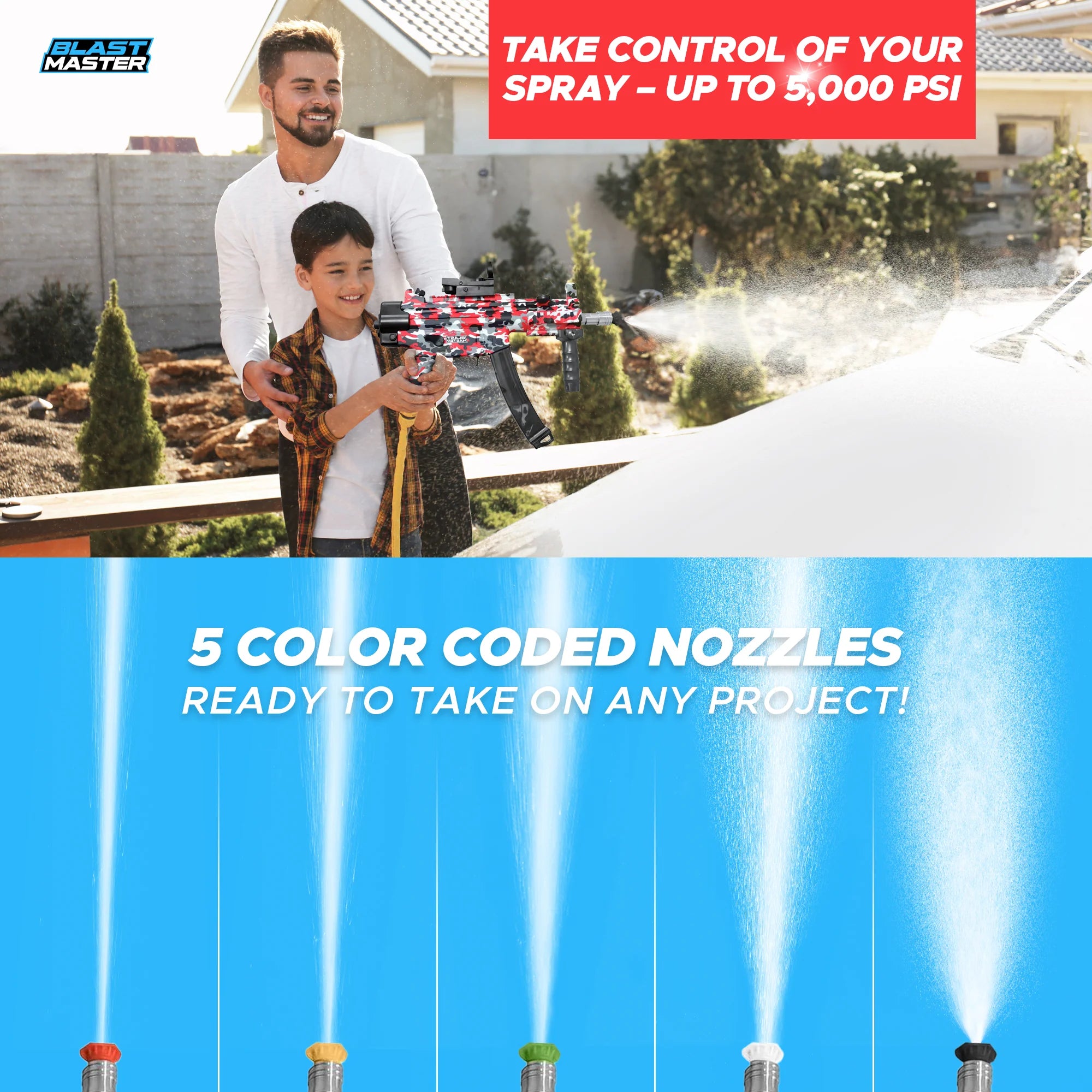Blast Master Pressure Washer Gun
